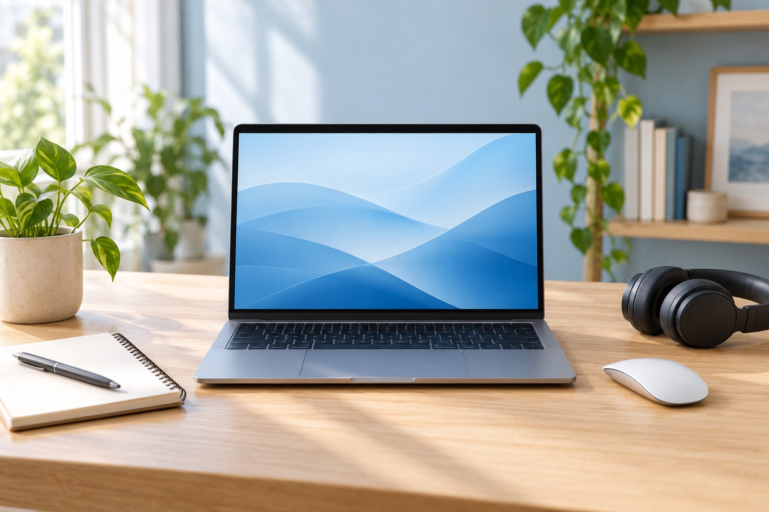An editorial scene about organizing digital tools